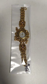 Kundan and Ghungroo Drop Brass Watch