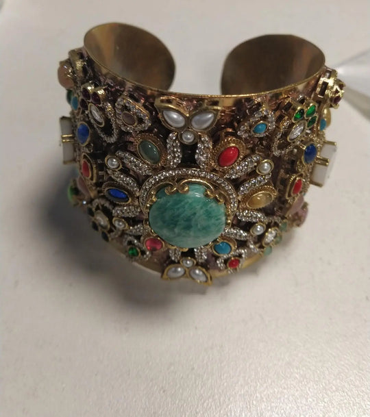 Brass Stone Studded Bangles