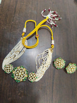 Brass Necklace Set with Traditional Indian Craftsmanship