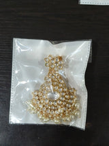 Kundan Brass Earrings with Traditional Floral Motif