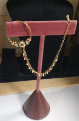 Brass Bridal Set with Hathphool, Mang Tikka and Maathapatti