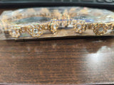 Rajwadi Kundan Openable Brass Bangles Pair