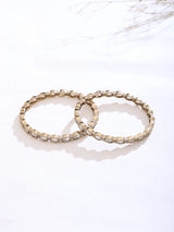 Uncut Polki Stone Studded Brass Bangles