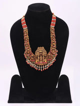 Lord Tirupati Balaji and Dashavatara Sterling Silver Necklace
