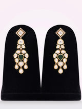 Kundan Brass Necklace and Earrings Set