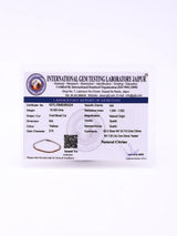 Certified Natural Citrine Sterling Silver Tennis Bracelet