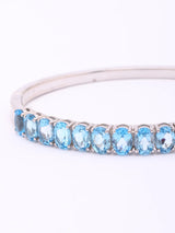 Swiss Blue Topaz Sterling Silver Bracelet