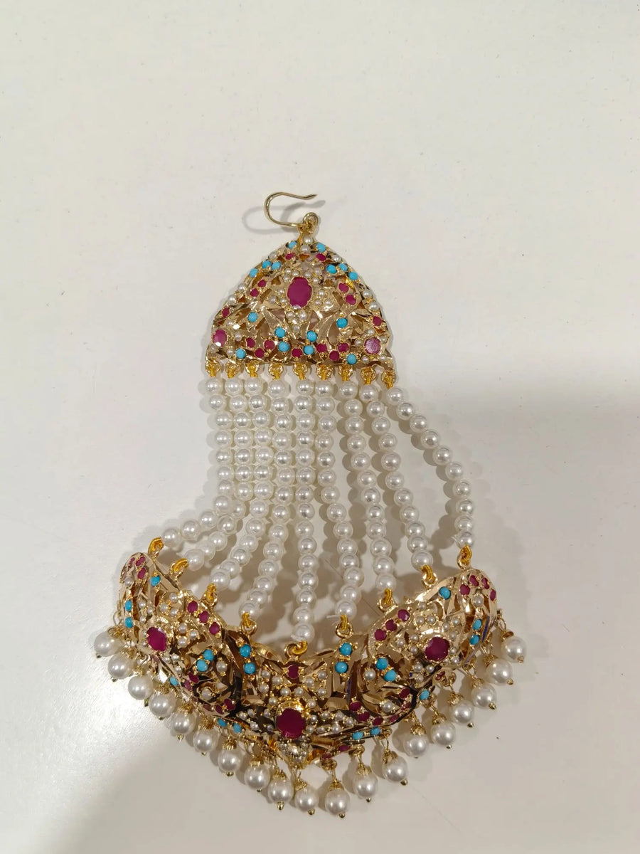 Antique Finish Brass Passa Headpiece