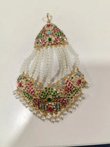 Antique Brass Passa Headpiece with Filigree Detailing