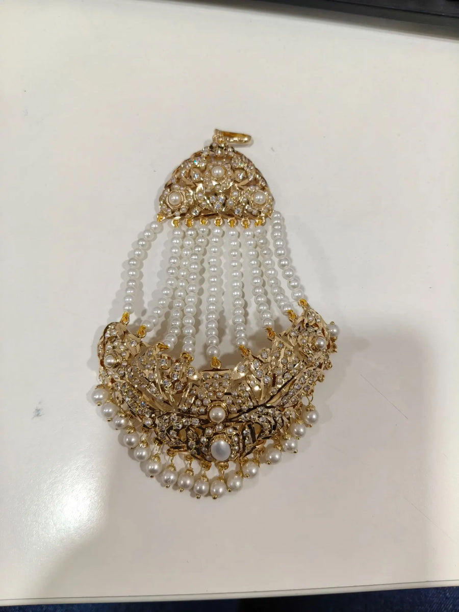 Antique Brass Passa Necklace with Heritage Detailing