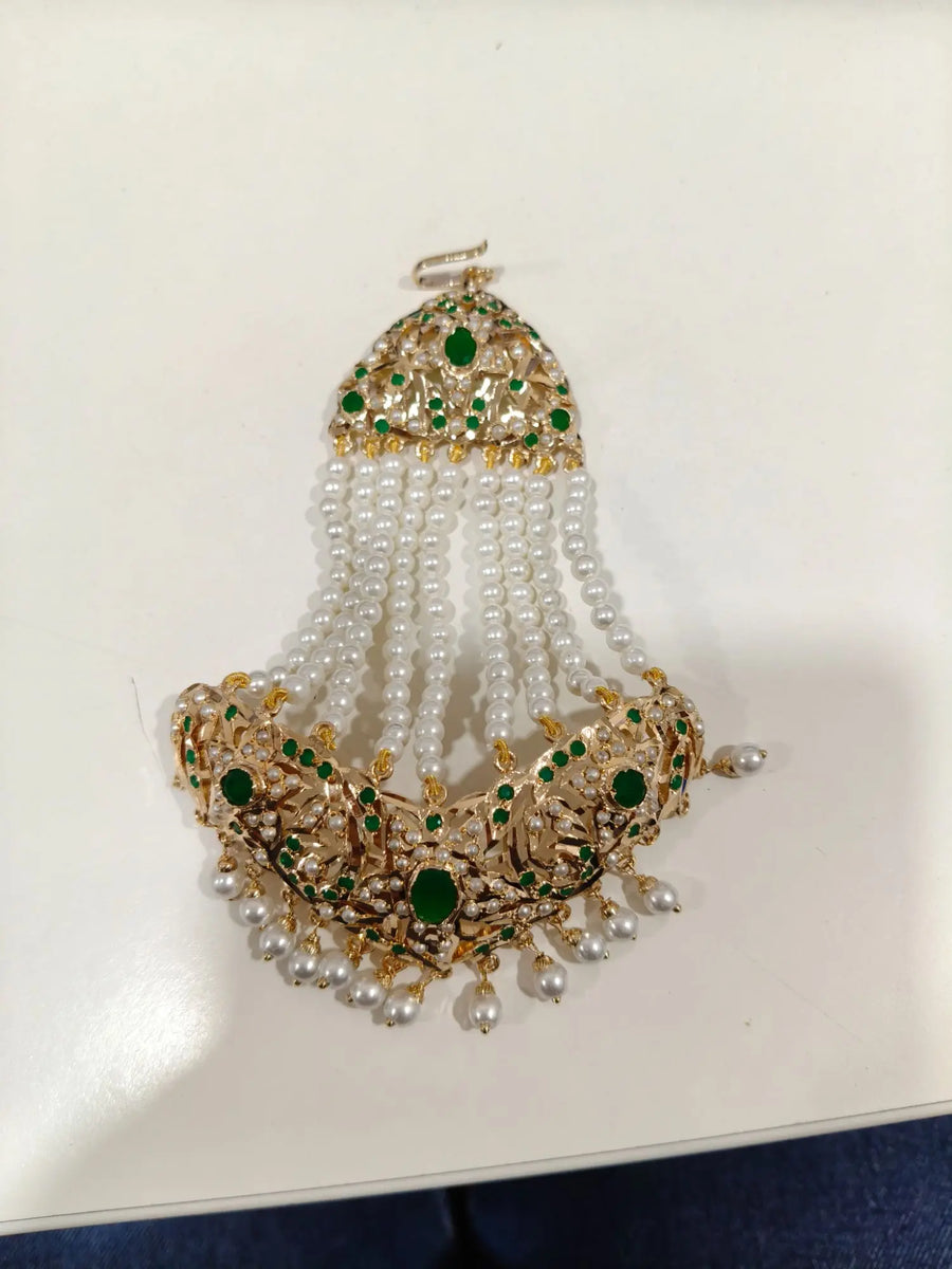 Antique Brass Passa Necklace with Heritage Filigree Detailing