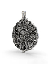 Ashta Bhairava Sterling Silver Pendant
