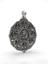 Ashta Bhairava Sterling Silver Pendant