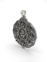 Ashta Bhairava Sterling Silver Pendant
