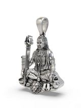 Guru Gorakhnath Devotional Sterling Silver Pendant