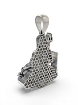 Guru Gorakhnath Devotional Sterling Silver Pendant