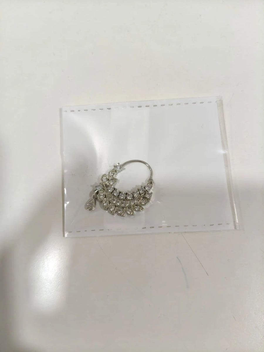 Brass Nose Ring with Traditional Handcrafted Finish