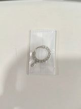 Golden and Silver Brass Nose Ring