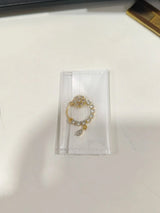 Golden and Silver Brass Nose Ring