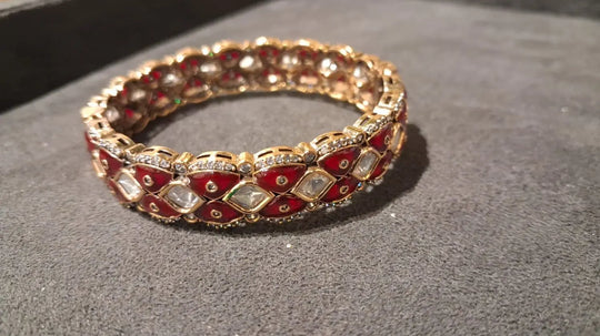 Antique Finish Brass Bangle