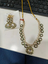 Brass Necklace Set with Traditional Indian Craftsmanship