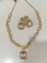 Brass Necklace Set with Traditional Crafted Detailing