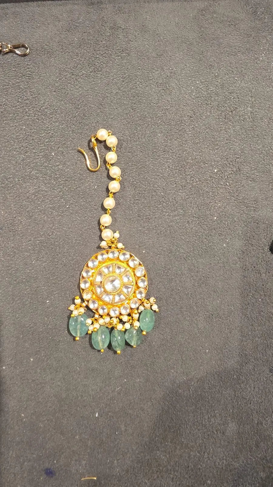 Antique Brass Earrings with Traditional Handcrafted Detail