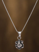 Lord Ganesha Sterling Silver Pendant