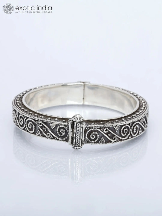 Openable Sterling Silver Bangle