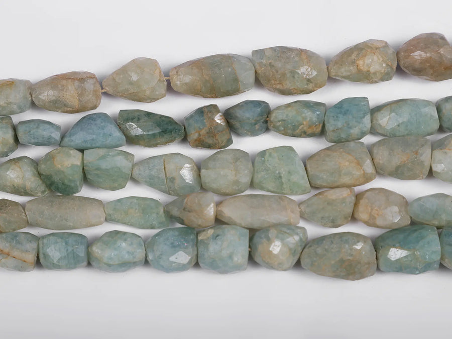 Faceted Opal Tumble Gemstone Beads Necklace String