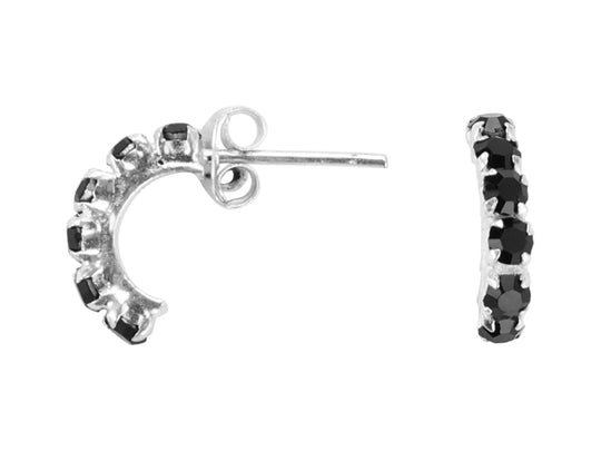 Cubic Zirconia Sterling Silver Earrings