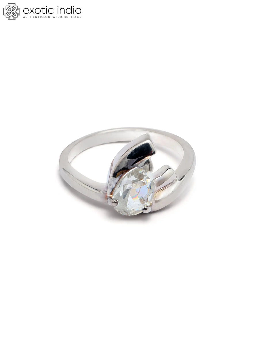 Marquise Cubic Zirconia Sterling Silver Ring