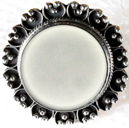 Arsi Bridal Sterling Silver Mirror Thumb Ring