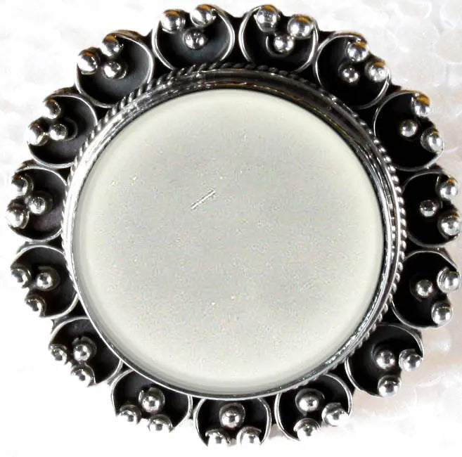 Arsi Bridal Sterling Silver Mirror Thumb Ring