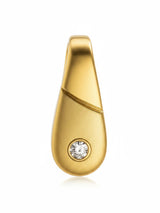 Diamond Solitaire 18K Gold Pendant