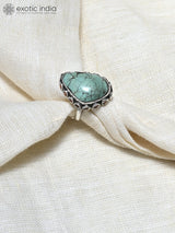 Turquoise Sterling Silver Adjustable Ring