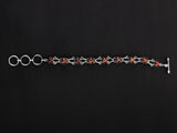 Amber Sterling Silver Bracelet in Polished Finish