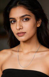 Sterling Silver Chain Necklace for Women