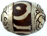 Gzi Semi-Precious Gemstone Bead in Sterling Silver