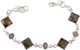 Labradorite Sterling Silver Bracelet