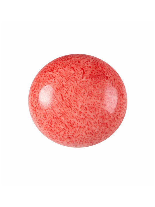 Sponge Coral Round Cut Beaded Necklace
