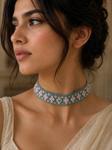 Multicolour Beaded Choker Necklace