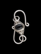 Garnet and Labradorite Sterling Silver Jewellery Clasp