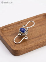 Garnet and Labradorite Sterling Silver Jewellery Clasp