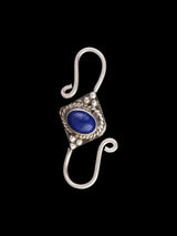 Garnet and Labradorite Sterling Silver Jewellery Clasp