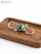 Garnet and Labradorite Sterling Silver Jewellery Clasp