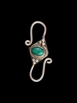 Garnet and Labradorite Sterling Silver Jewellery Clasp