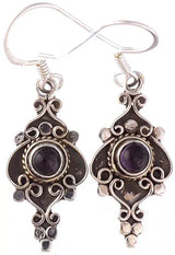 Amethyst Sterling Silver Earrings
