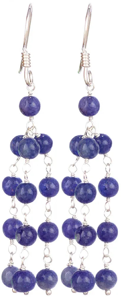 Faceted Amethyst Sterling Silver Earrings