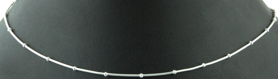 Sterling Silver 18 Inch Chain with Spring Ring Closure